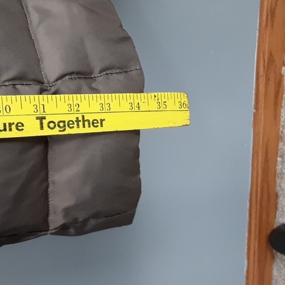 Kenneth Cole New York Goose Blend Quilted Puff Tan Coat Jacket - Picture 5 of 8